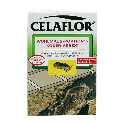 Floristik24 Celaflor Wühlmaus-Portionsköder Arrex 150g