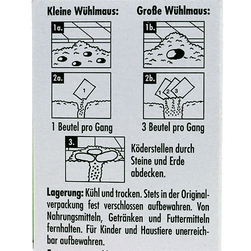 Floristik24 Celaflor Wühlmaus-Portionsköder Arrex 150g