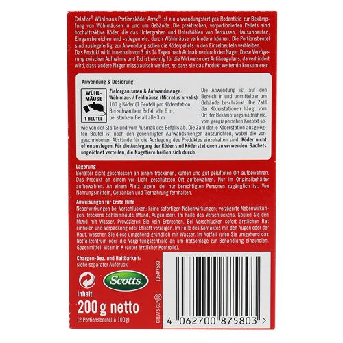 Floristik24 Celaflor Wühlmaus Portionskörder Arrex 200g