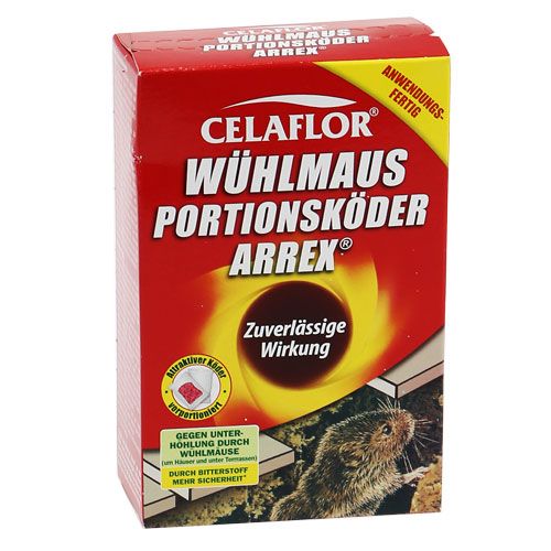 Floristik24 Celaflor Wühlmaus Portionskörder Arrex 200g