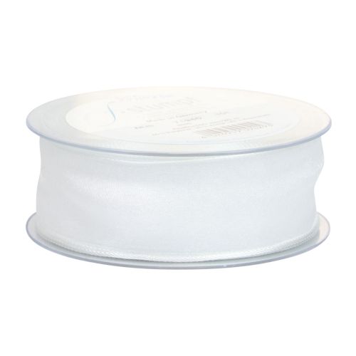 Artikel Chiffonband Organzaband Dekoband Organza Weiß 40mm 20m