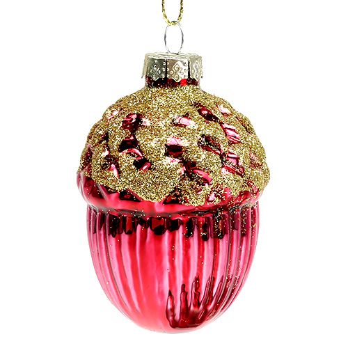 Floristik24 Christbaumschmuck Eichel zum Hängen 8cm sort. 4St