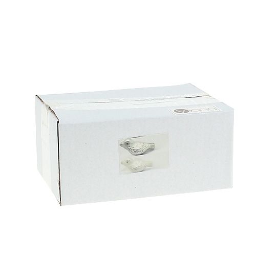 Floristik24 Christbaumschmuck Glasvogel am Clip grün sort. 4St