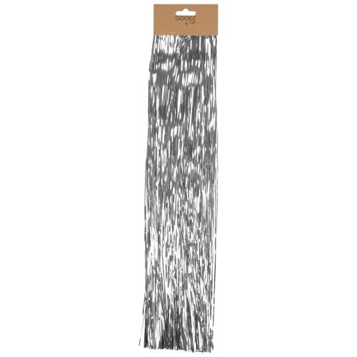 Christbaumschmuck Weihnachten, Lametta Silber 50cm