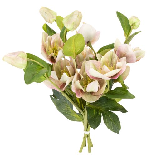 Christrose Künstliche Blumen Dekoration 30cm Bund mit 4St