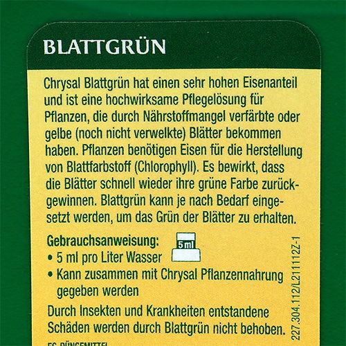 Floristik24 Chrysal Blattgrün 250ml