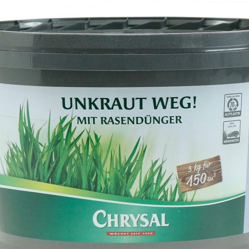 Floristik24 Chrysal Unkraut weg mit Rasendünger Unkrautvernichter 3kg