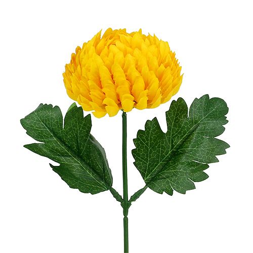 Artikel Chrysantheme Gelb künstlich Ø7cm L18cm