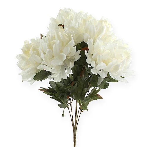 Chrysanthemenbusch Creme 47cm 2St