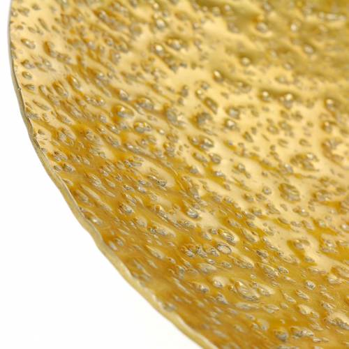 Floristik24 Goldene Dekoschale Metall Ø35/46cm 2er-Set