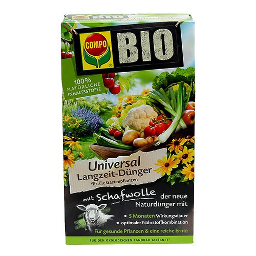 Floristik24 Compo Bio Universal Langzeit-Dünger mit Schafwolle 2kg
