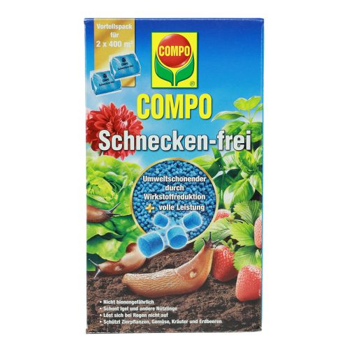 Floristik24 Compo Schnecken-frei Schneckenkorn 2×200g