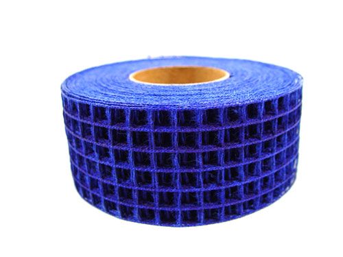 Floristik24 Gitterband 4,5cm x 10m Blau