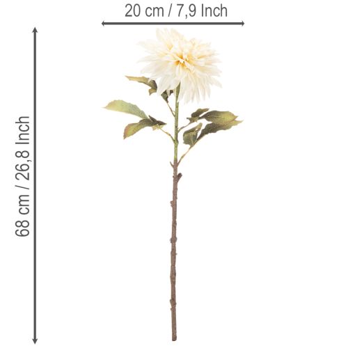 Künstliche Blume Dahlie für Vase 68cm | Floristik24.de