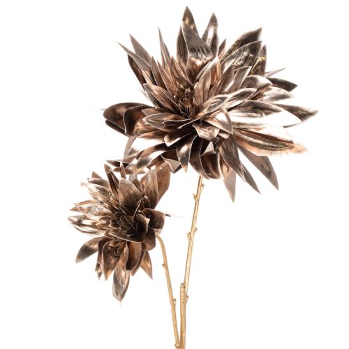 Kunstblume Dahlie langstielig mit zwei Blüten 75cm kaufen | Floristik24.de
