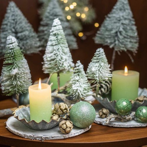 Floristik24 Deko-Backform aus Metall, Metalldeko zum Bepflanzen, Kuchenförmchen mit Goldrand Ø13cm H3,5cm