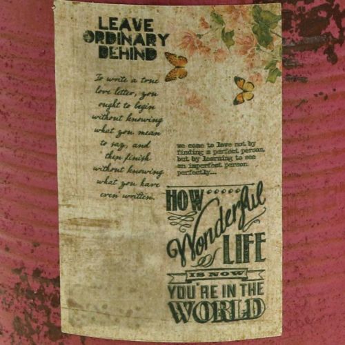 Artikel Deko-Dose Lila Metall Blechbüchse zum Bepflanzen Ø15,5cm H15cm