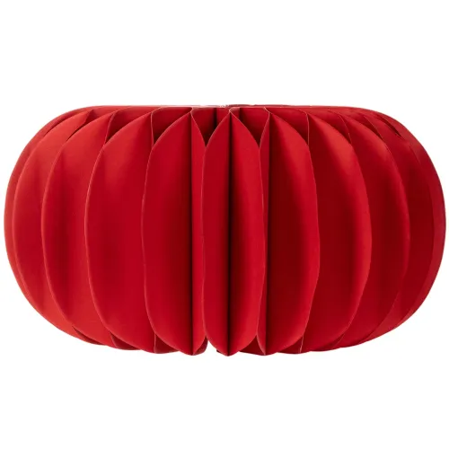 Papier Deko Wabenpapier Kürbis rund Moderne Tischdeko 24cm 4St | Floristik24.de