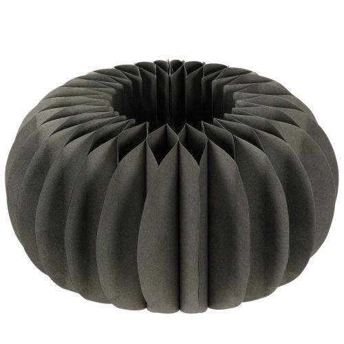 Kürbis Wabenpapier Tischdeko zum Aufffalten rund 34cm 2St