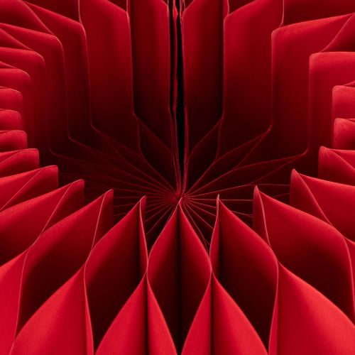 Wabenpapier Kürbis Deko Papier 34cm 2St | Floristik24.de