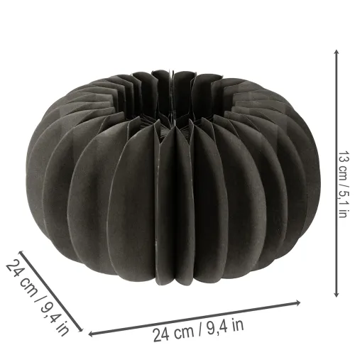 Wabenpapier Kürbis Papier Dekoring 24cm 4St | Floristik24.de