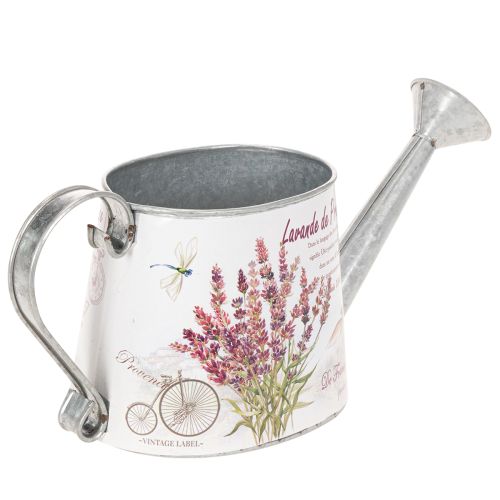 Deko Gießkanne Metall Lavendel Retro Garten 30×11×14,5cm | Floristik24.de