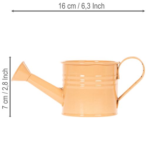 Deko Gießkannen Übertopf Metall Set 8-teilig, bunt, 16,5x7cm - Ideale Pflanzengefäße für Balkon & Küche | Floristik24.de