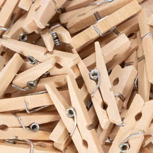 Deko-Holzklammern 3cm Natur 72 St | Floristik24.de