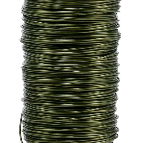 Deko Lackdraht Olivgrün Ø0,50mm 50m 100g