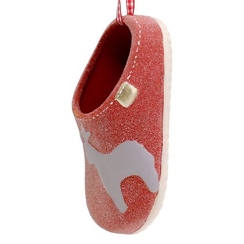 Deko-Pantoffel 13cm Rot 4St | Floristik24.de