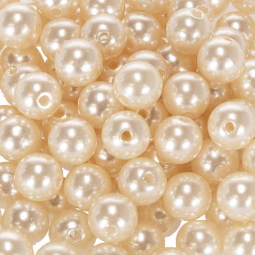 Deko-Perlen Ø10mm Champagner 115 St | Floristik24.de