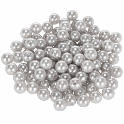 Deko-Perlen Ø10mm Silber 115 St