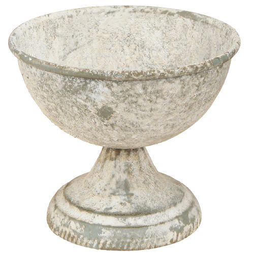 Floristik24 Deko Pokal Metall Kelch in Antik Ø12cm H10,5cm 2St