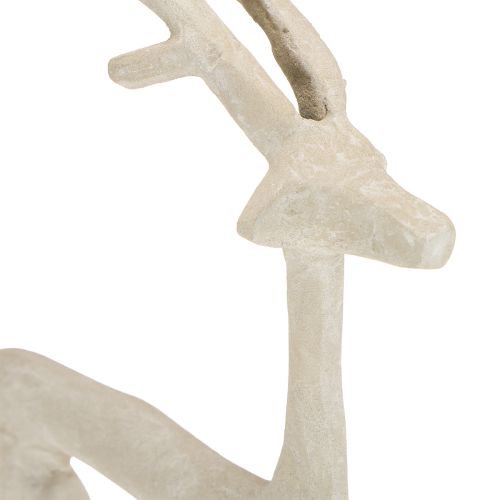 Artikel Deko Rentier Metall Figur Hirsch Grau Ton Optik H35cm