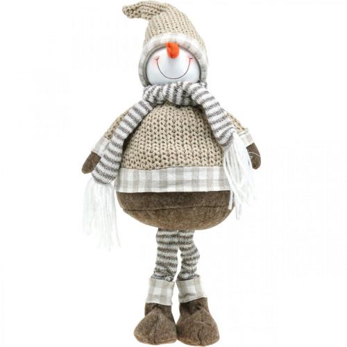 Floristik24 Deko Schneemann mit Mütze und Schal Weihnachtsfigur H44cm