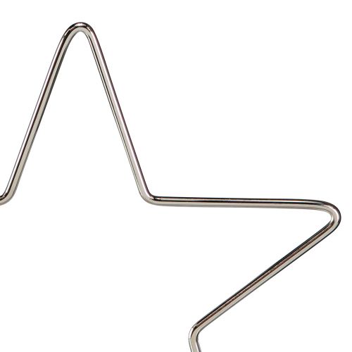 Artikel Deko Stern Weihnachten Silber Hängend Ø15cm 6er Set