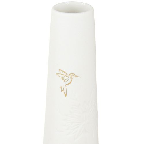 Artikel Deko Tablett Holz Minivasen Keramik Weiß Gold 35x14cm