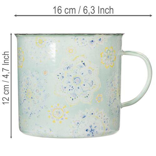 Deko Tasse Pflanztopf Mandala