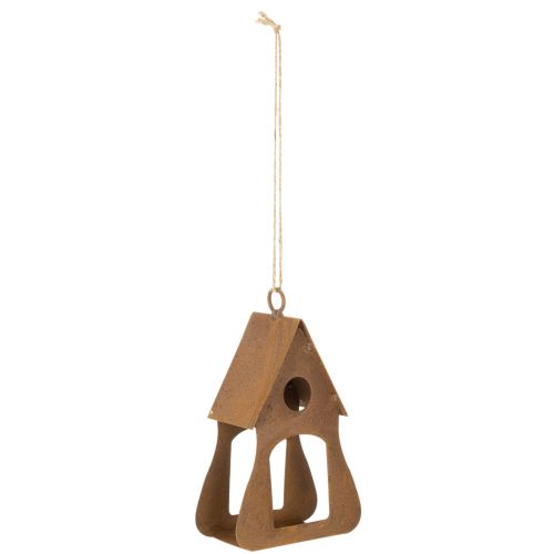 Deko Vogelhäuschen zum Hängen, Vogelhaus Rost Deko 17,5cm | Floristik24.de