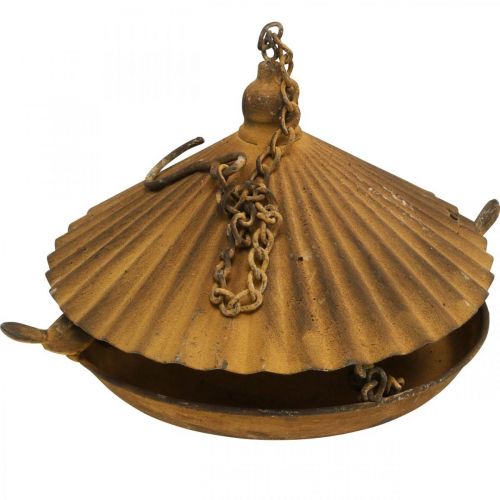 Artikel Deko-Vogeltränke, Vogelbad, Rost Deko Garten Ø23cm H27,5cm