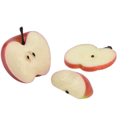 Floristik24 Deko Äpfel Künstliches Obst in Stücken 6-7cm 10St