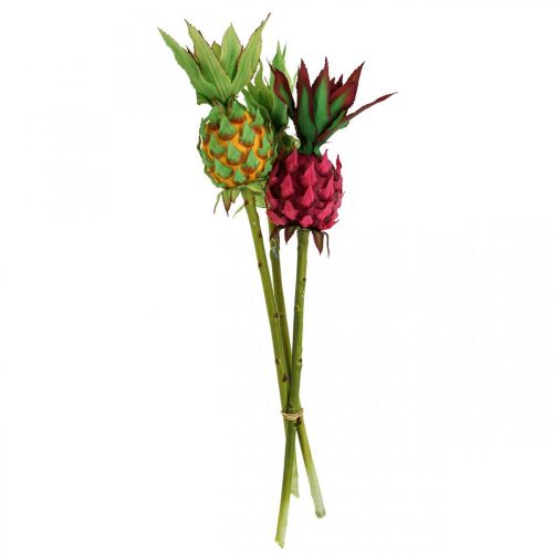 Floristik24 Deko Ananas Künstliches Obst Dekofrüchte Ø7cm H50cm 3St