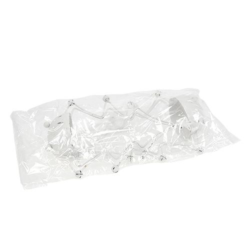 Floristik24 Deko-Baum mit Schale für Teelicht Weiß 25cm 2St