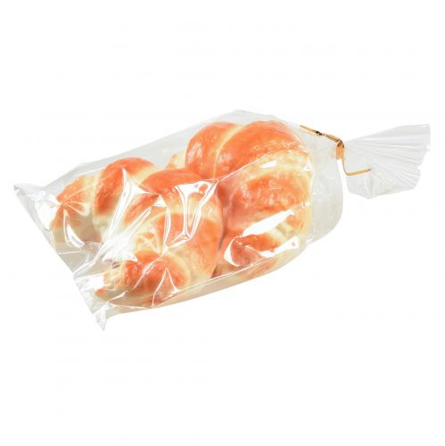 Artikel Täuschend echte Deko-Croissants, künstliche Backwaren 10cm, Lebensmittel-Deko-Set 2 Stück für Schaufenster und Showroom