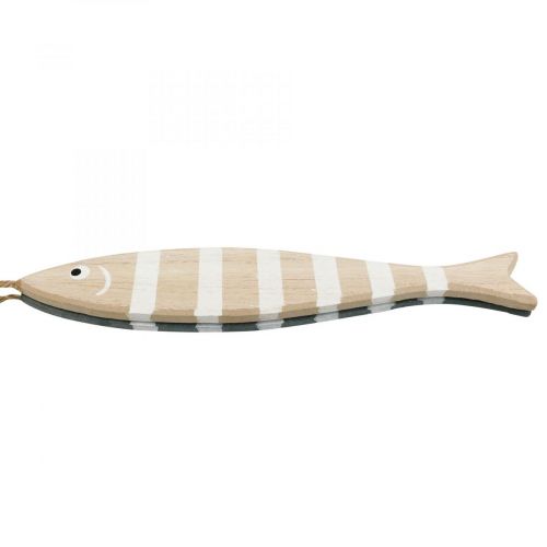 Floristik24 Deko Fische zum Aufhängen, Holzfisch Deko L29cm 2St