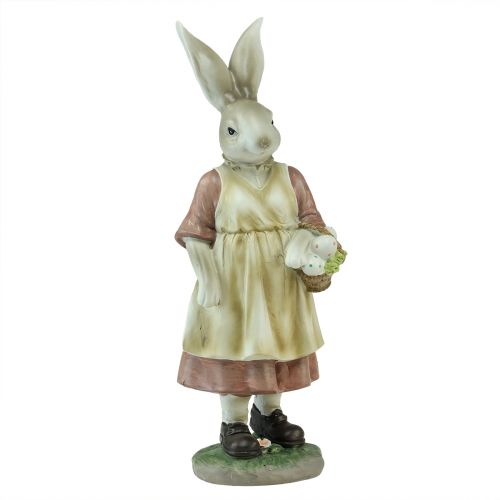 Deko Hase Hasenfrau Korb Ostereier Dekofigur Ostern H37cm