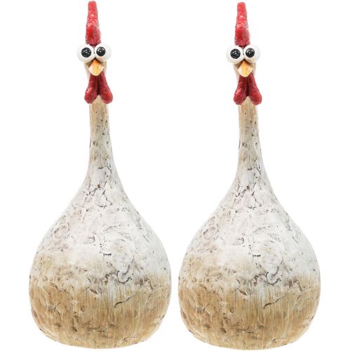 Artikel Deko Hühner Deko Figur Osterdeko Huhn lustig H26cm