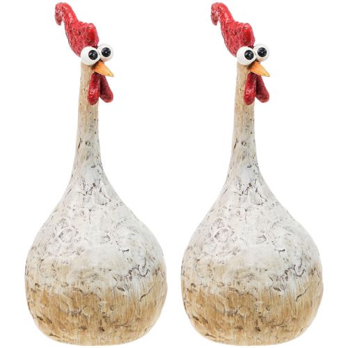 Artikel Deko Hühner Deko Figur Osterdeko Huhn lustig H26cm