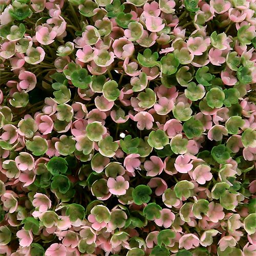 Floristik24 Deko-Kugel Rosa Grün Blumenkugel künstlich Ø18cm 1 St