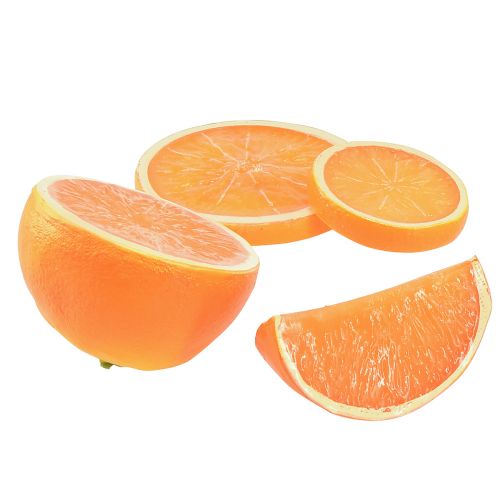 Deko Orangen Künstliches Obst in Stücken 5-7cm 10St